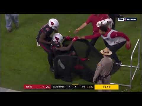 Nobody can tackle Pharaoh Cooper, except the kicking net.