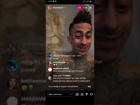 checkthestar laughing about Aaron Carter and Crystal Ann drama 🤪🤣