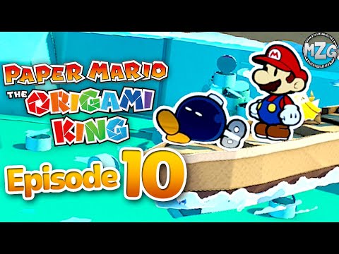 Paper Mario: The Origami King Gameplay Part 10 - Eddy River!
