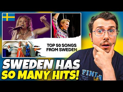 Reacting to the TOP 50 Swedish Songs of All Time 🇸🇪