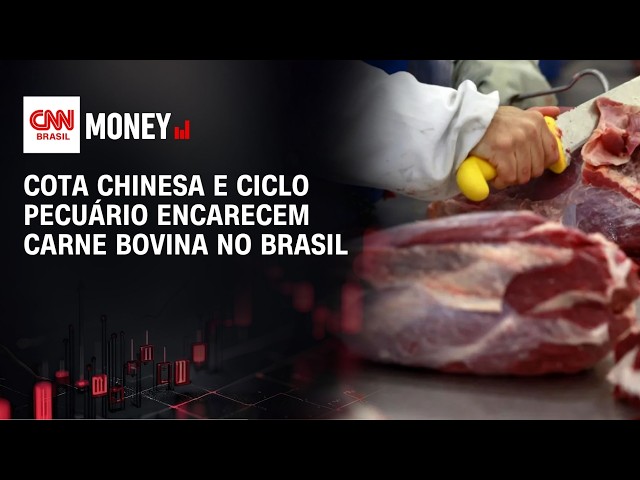 Cota chinesa e ciclo pecuário encarecem carne bovina no Brasil   CNN AGRO NEWS