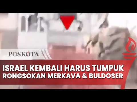 Al Qassam Kembali Rilis Penghancuran Tank Merkava dan Buldoser di Kamp Bureij Gaza Tengah
