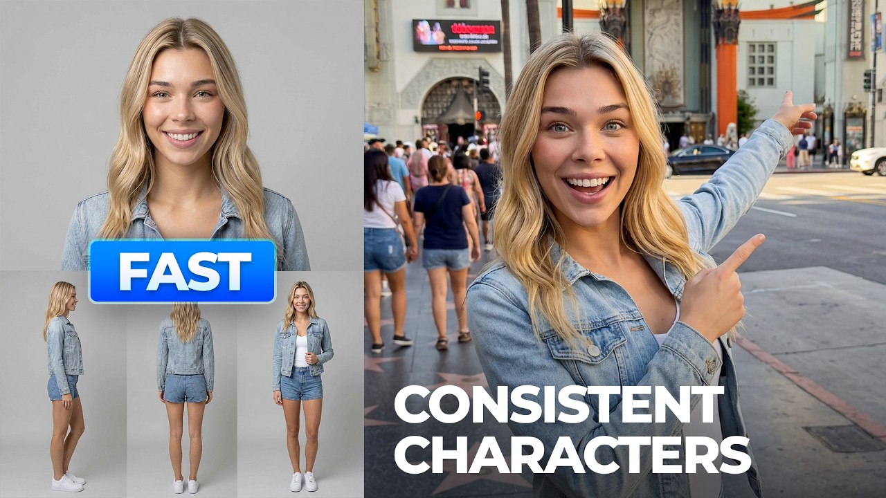 Fastest Way to Create Consistent AI Characters