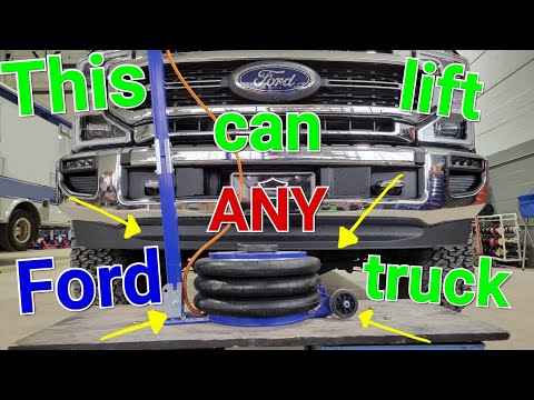 11,500lbs capacity Vevor air bag jack! | Watch it lift this 2022 F350 💪
