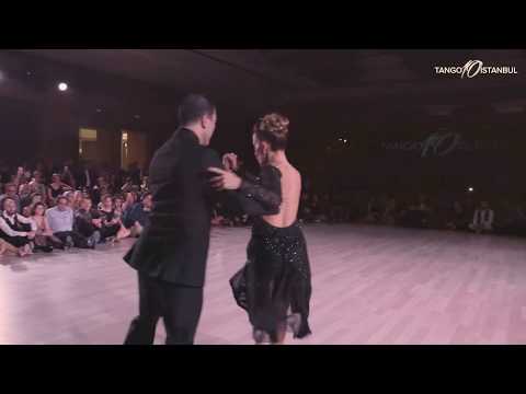  Laila Rezk  and  Leandro Oliver  are  dancing  to  a  tango  at  TanGO TO Istanbul  in  2018