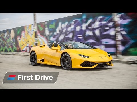 2016 Lamborghini Huracán Spyder LP610-4 in Miami - first drive review