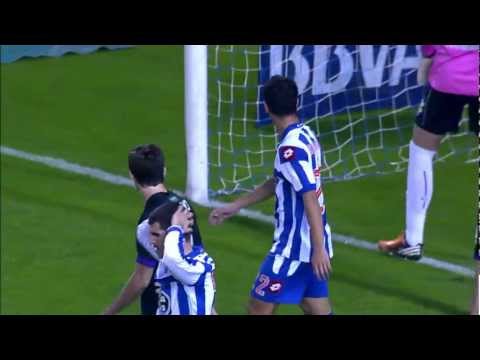 Todas la ocasiones del partido Deportivo - Valladolid | 17-12-2012 | J16