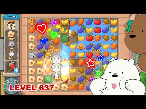 We bare bears: We bare bears Match 3 Level: 600-700