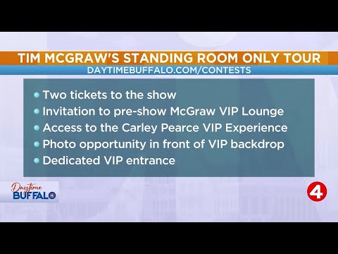 Daytime Buffalo: Tim McGraw concert ticket and VIP experience giveaway