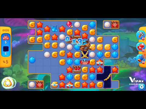 Fishdom. 4426 hard level no boosters and diamonds