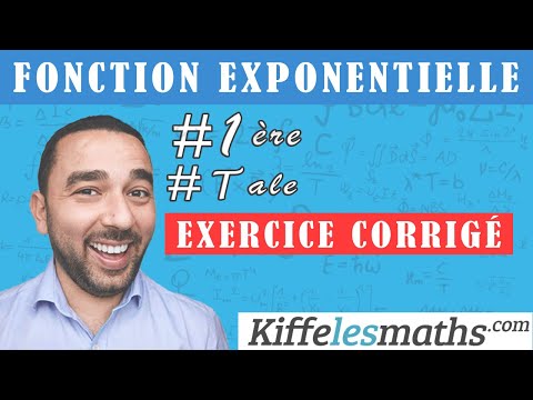 Exponentielle. Tableau de signe d'une fonction exponentielle.