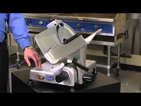 Globe G10 G-Series 10" Medium-Duty Manual Meat Slicer, Belt-Driven, 1/3 HP 8 image