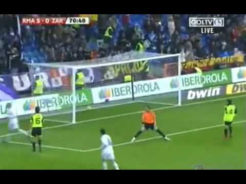 Real Madrid Vs  Real Zaragoza 6-0 ' All Goals ' 19.12.2009
