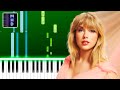 Taylor Swift - coney island ft. The National (Piano Tutorial Easy)