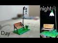 paper crafts home decor,DIY, night lamp, Miniature craft bench,paper crafts