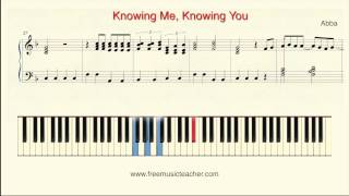 How To Play Piano: Abba "Knowing Me, Knowing You" Piano Tutorial by Ramin Yousefi