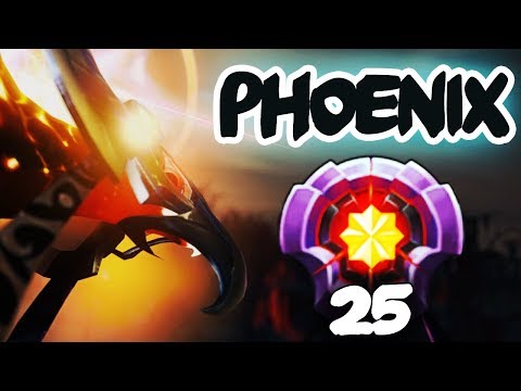 FIRST LEVEL 25 PHOENIX DIVINE RANK - Dota 2 EPIC Gameplay Compilation
