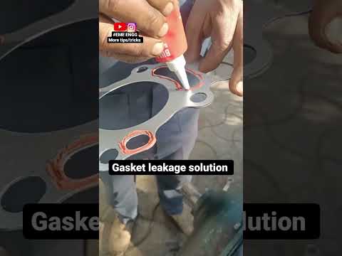 Gasket leakage solution