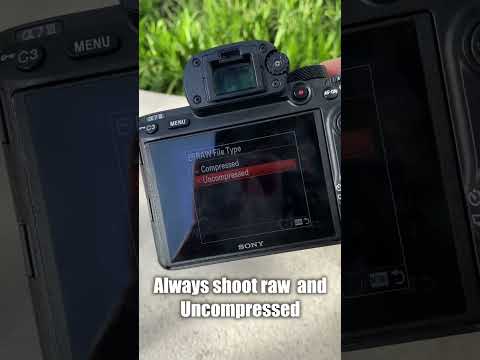 Best Sony A7iii camera settings