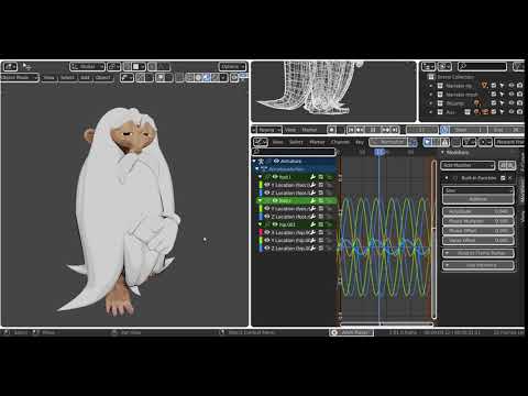 Blender 2.91.0 Alpha: Procedural walkcycle