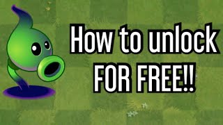 How to unlock Shadow Peashooter for FREE! | (WORKING 2023) | Plants vs. Zombies 2