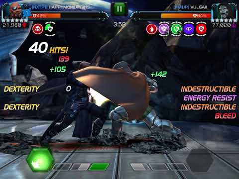Tier 1 R3 Dr Doom Stubborn AW Boss One Shot - Marvel Contest of Champions