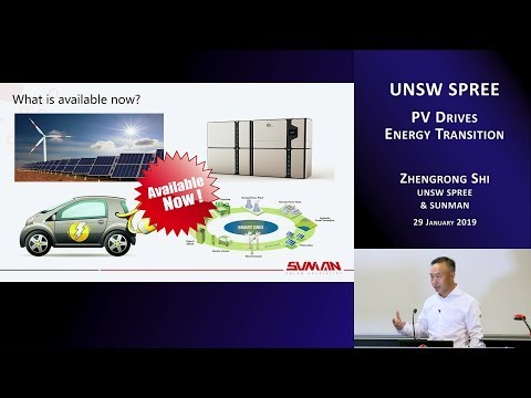 UNSS SPREE 201901-29 Zhengrong Shi - PV Drives Energy Transition