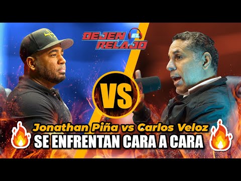 DEBATE 🔥 Jonathan Piña vs Carlos Veloz, se enfrentan cara a cara.
