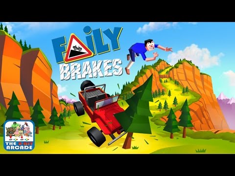 Faily Brakes - Your Brakes Are Out, How Far Can You Navigate Downhill? (iPad/iOS Gameplay) Video