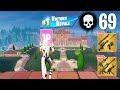 69 Elimination Solo vs Squads Wins (Fortnite Chapter 5 Gameplay Ps4 Controller)