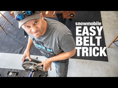 Snowmobile belt in 5 seconds