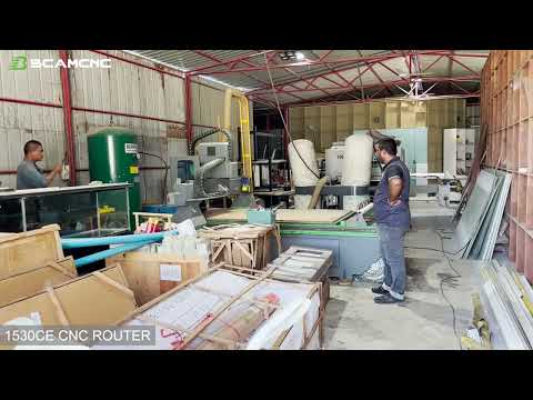 Maldives customer 1530CE CNC router after sales praise