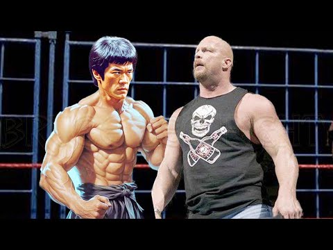 Bruce Lee vs Stone Cold Steel Cage Match
