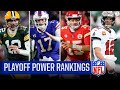NFL Playoff Power Rankings: Packers at No. 1; Bills at No. 2 Over Chiefs, Bucs at No. 5, & MORE