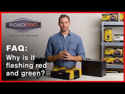 Powerdrive Inverter FAQ #6 - Inverter flashes red and green, what's wrong?