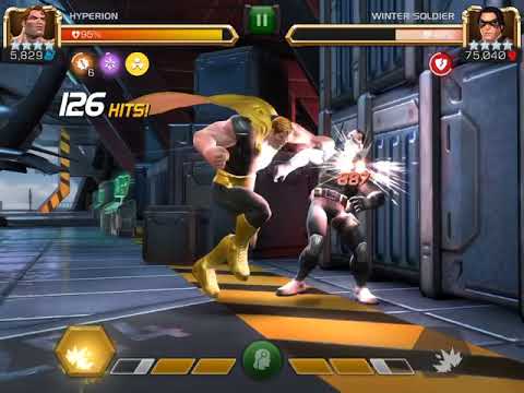 MCOC mishelyn - Hyperion (4*) vs RoL Winter Soldier