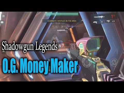 Doing work with my first Legendary, the O.G. Money Maker | Shadowgun Legends Gameplay