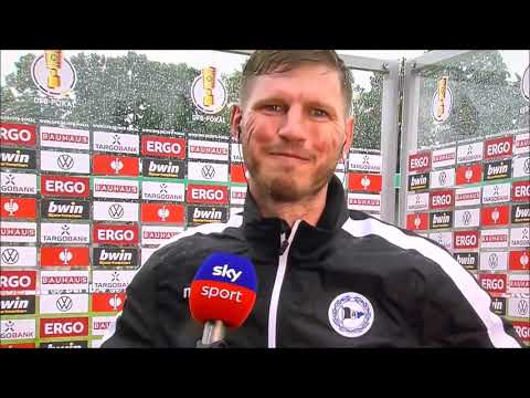 SpVgg Bayreuth - Arminia Bielefeld 3:6 Interview Fabian Klos