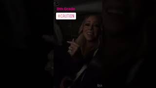 Mariah Carey singing “8th Grade” harmonies while driving around New York City