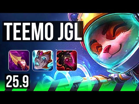 TEEMO vs LEE SIN (JGL) | EUW Master | 25.9
