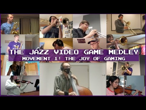 The Insaneintherain Jazz Video Game Medley Cover || Movement 1: The Joy of Gaming