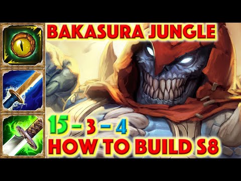 SMITE HOW TO BUILD BAKASURA - Bakasura Jungle Build Season 8 Conquest + How To + Bakasura Guide