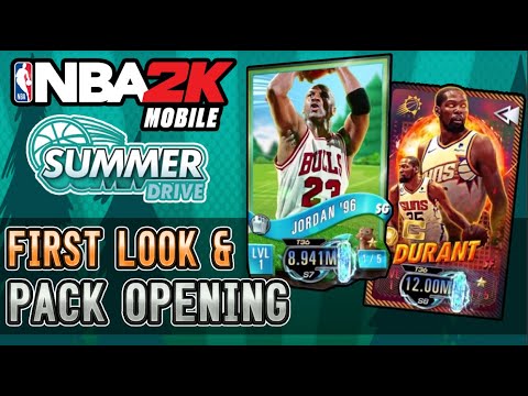 SUMMER DRIVE PACK OPENING & GAMEPLAY!! | NBA 2K Mobile S7 Summer Drive