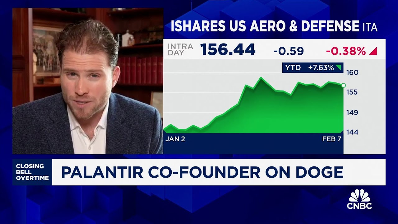 Palantir co-founder Joe Lonsdale talks the stock's massive run