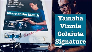 Video thumbnail for Yamaha 14"x4.5" Vinnie Colaiuta Signature Snare Drum Review (Snare of the Month #4) by Simon Springer