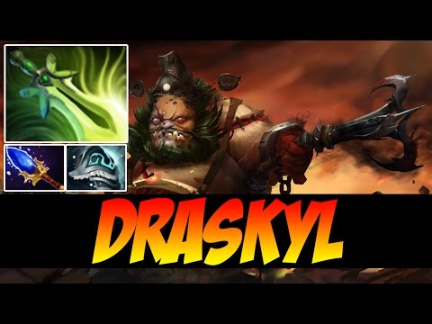 Draskyl Plays Pudge WITH BUTTERFLY - Dota 2