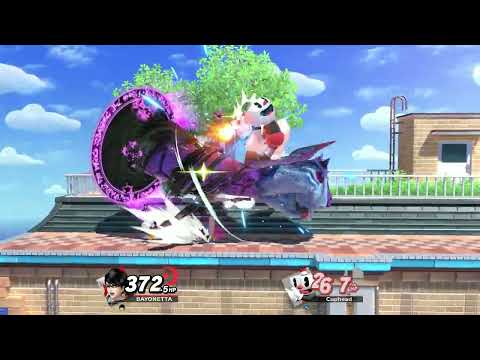 Super Smash Bros Ultimate Bayonetta vs Cuphead