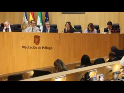 Pleno ordinario de la Diputacin de Mlaga. Noviembre 2022