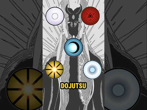 5 Most Powerful Dojutsus #naruto #boruto #rinnegan #jougan #kokugan #anime #shorts #trending