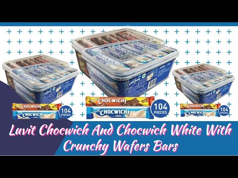 Luvit Chocwich And Chocwich White With Crunchy Wafers Bars  | Unboxing Q